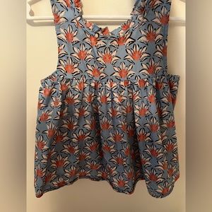 Little girl Zara floral summer top- 4/5 T